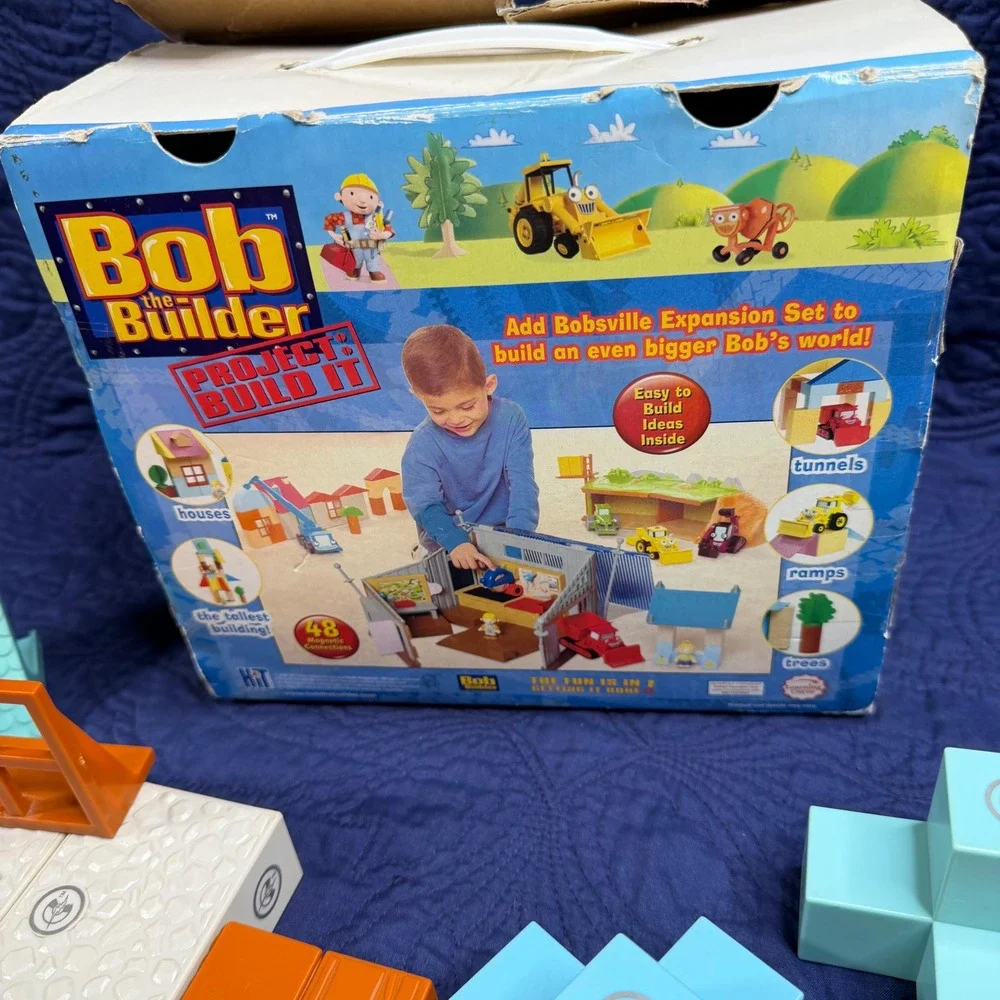 Bob the Builder Project Build It Expansion Pack Magnetic Bricks Incomplete